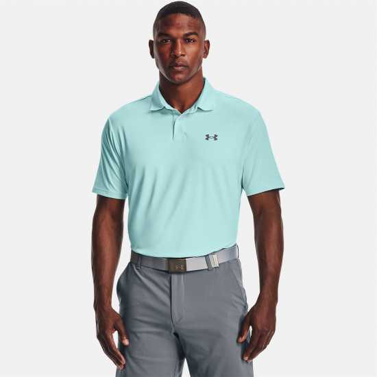 Under Armour Мъжка Блуза С Яка Performance Polo Shirt Mens Синьо Мъжко облекло за едри хора