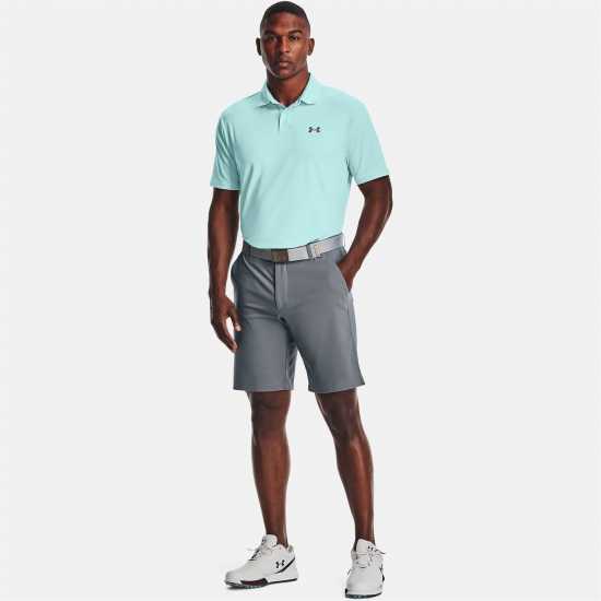 Under Armour Мъжка Блуза С Яка Performance Polo Shirt Mens Синьо Мъжко облекло за едри хора