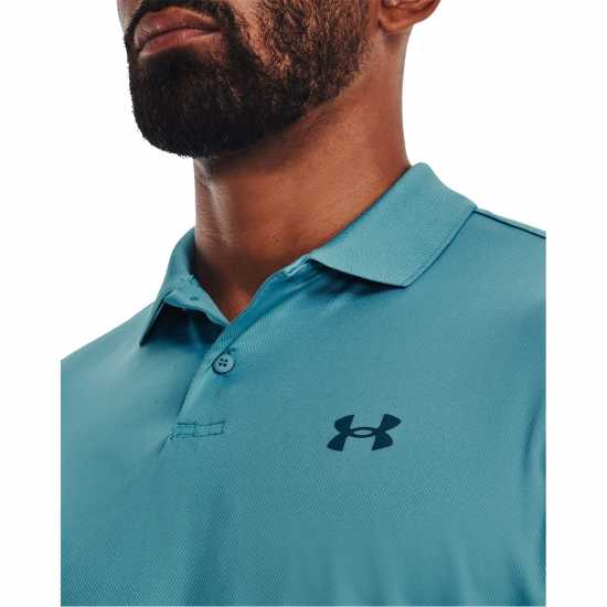 Under Armour Мъжка Блуза С Яка Performance Polo Shirt Mens Still Water Мъжко облекло за едри хора