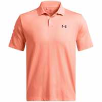 Under Armour Мъжка Блуза С Яка Performance Polo Shirt Mens Оранжево пламък Боулинг