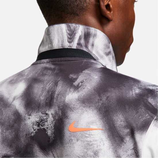 Nike Tour Men's Dri-FIT Golf Polo Черно/Оранжево Голф горнища за мъже