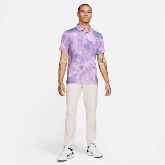 Nike Tour Men's Dri-FIT Golf Polo Ранно сутрин/Бяло Голф облекло