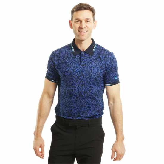 Island Green Floral Print Polo Sn99 Кралски Голф панталони за мъже