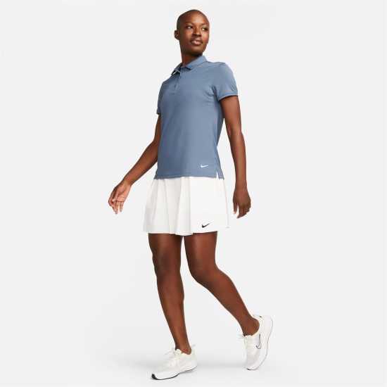 Nike Dri-FIT Victory Women's Golf Polo Diff Blue/White Дамски тениски с яка