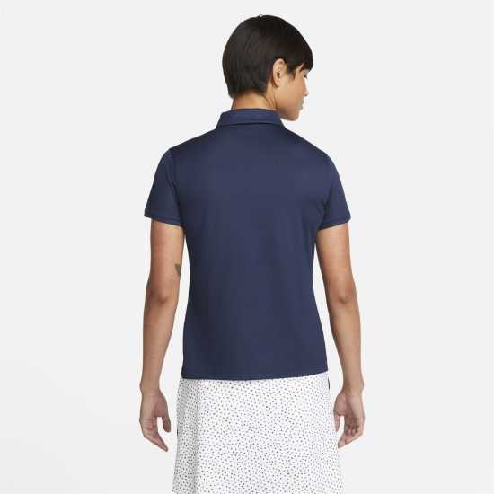 Nike Dri-FIT Victory Women's Golf Polo Col Navy/White Дамски тениски с яка