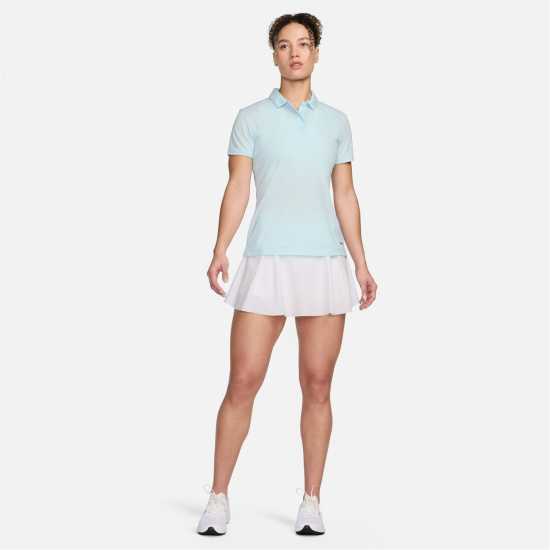 Nike Dri-FIT Victory Women's Golf Polo Glcr Blue/Blk Дамски тениски с яка