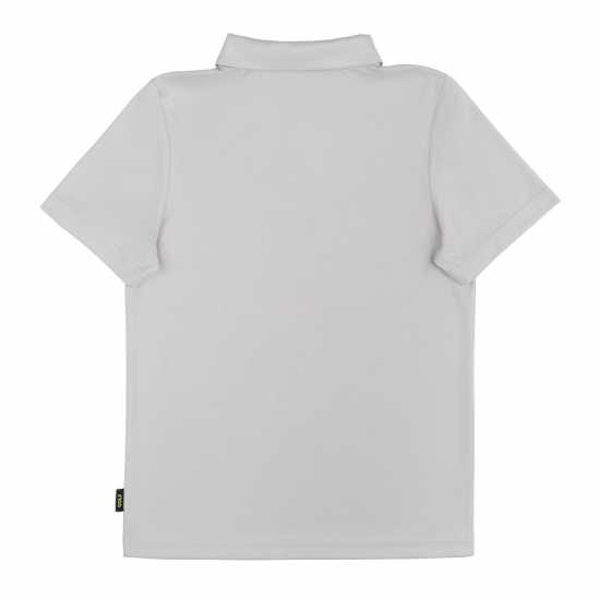 Slazenger Solid Polo Junior Сиво Детски тениски тип поло