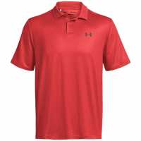 Under Armour Perf 3.0 Printed Polo Червена Солстица Голф горнища за мъже