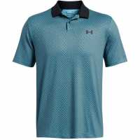 Under Armour Perf 3.0 Printed Polo Синьо Голф горнища за мъже