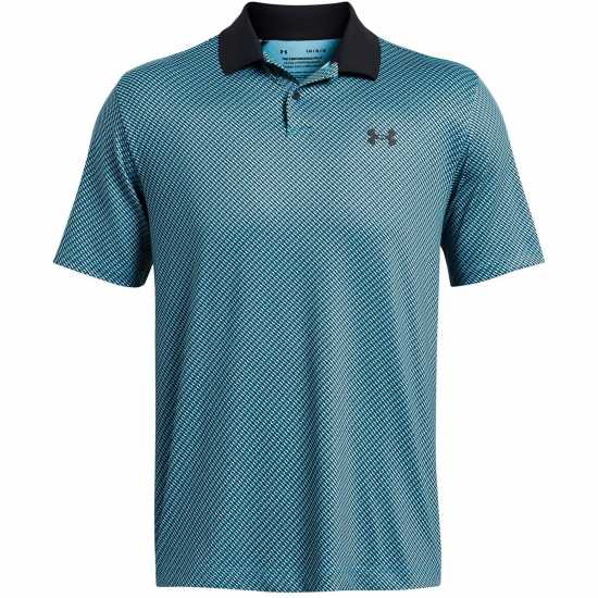 Under Armour Perf 3.0 Printed Polo Синьо Голф горнища за мъже