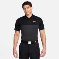 Nike Victory+ Men's Dri-FIT Golf Polo Черно/Желязно сиво Голф горнища за мъже