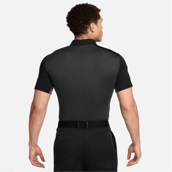 Nike Victory+ Men's Dri-FIT Golf Polo Черно/Желязно сиво Голф горнища за мъже