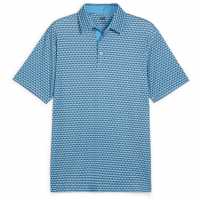 Puma Мъжка Блуза С Яка Mattr Palm Deco Polo Shirt Mens Син/Черен Голф облекло