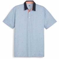 Puma Мъжка Блуза С Яка Pique Gingham Polo Shirt Mens  Голф облекло