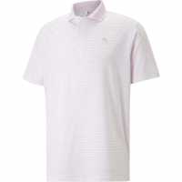 Puma Мъжка Блуза С Яка Ap Mattr Traditions Polo Shirt Mens Бяло/Розово Голф горнища за мъже