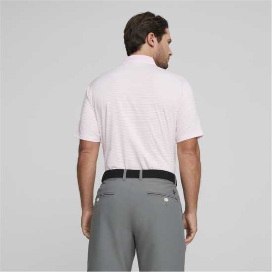 Puma Мъжка Блуза С Яка Ap Mattr Traditions Polo Shirt Mens Бяло/Розово Голф горнища за мъже