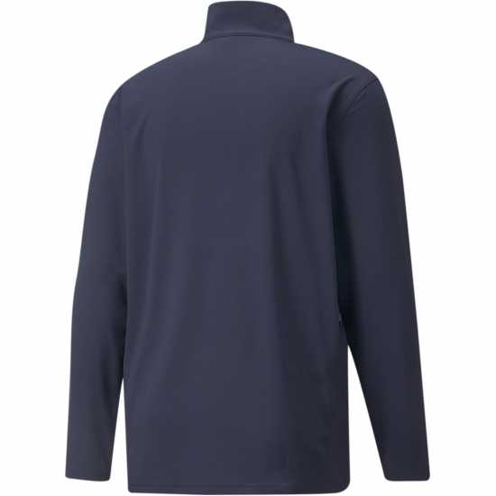 Puma Външен Слой Мъже Vista Quarter Zip Baselayer Top Mens Морско синьо/Сиво Голф горнища за мъже