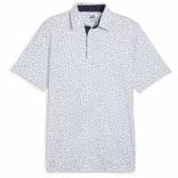 Puma Мъжка Блуза С Яка Mattr Superfecta Polo Shirt Mens Бяло/Морско синьо Голф горнища за мъже