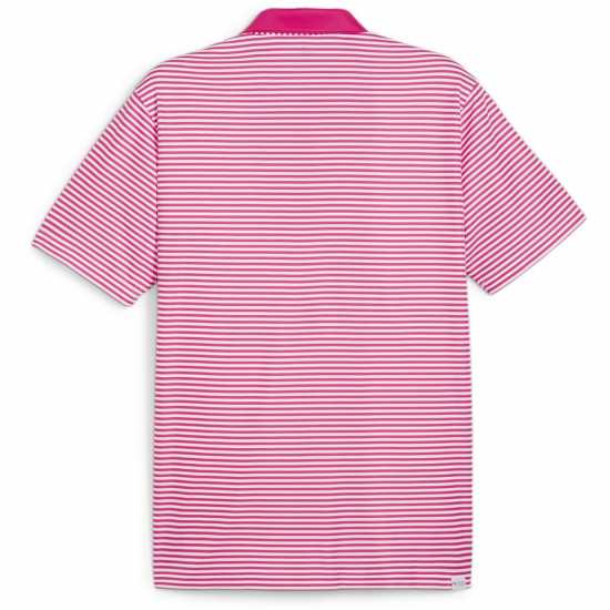 Puma Мъжко Поло Райе Pure Stripe Polo Shirt Mens Синьо/Розово Голф горнища за мъже