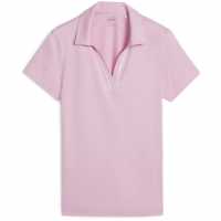 Puma Блуза С Яка W Cloudspun Piped Ss Polo Shirt Womens Розов глазур Голф облекло