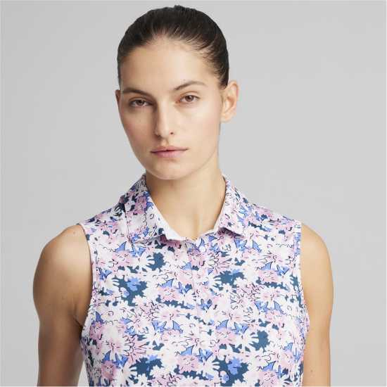 Puma Блуза С Яка W Mattr Bloom Sl Polo Shirt Womens  Дамски голф горнища