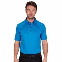 Island Green Green Performance Golf Polo Небесно син Шапки за голф и козирки