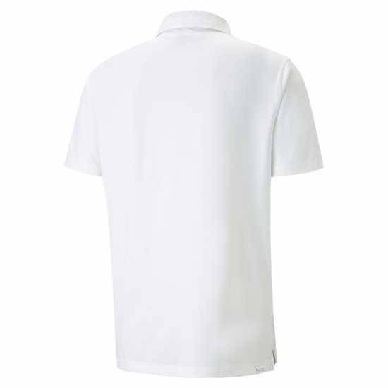 Puma Grind Polo Mens White-Navy Мъжки тениски с яка