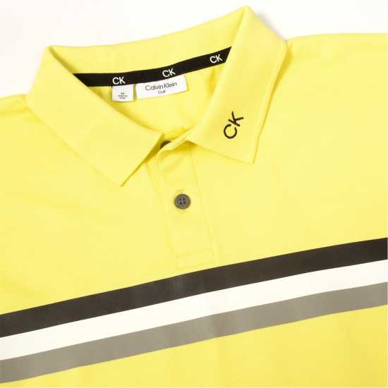 Calvin Klein Golf G Parker Polo Sn33 Кисело жълто Мъжки тениски с яка