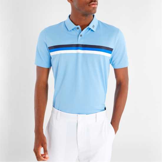 Calvin Klein Golf G Parker Polo Sn33 Момчето Синьо Мъжки тениски с яка