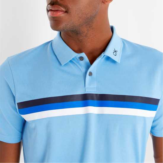 Calvin Klein Golf G Parker Polo Sn33 Момчето Синьо Мъжки тениски с яка