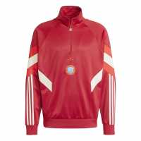 Adidas Bayern Munich Originals Half-Zip Sweatshirt Adults  