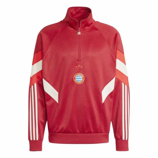 Adidas Bayern Munich Originals Half-Zip Sweatshirt Adults  