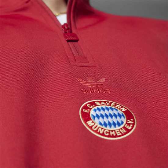 Adidas Bayern Munich Originals Half-Zip Sweatshirt Adults  