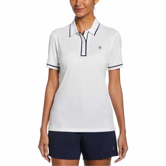 Original Penguin Golf Ess Prf Polo Ld99 Ярко бяло Голф облекло