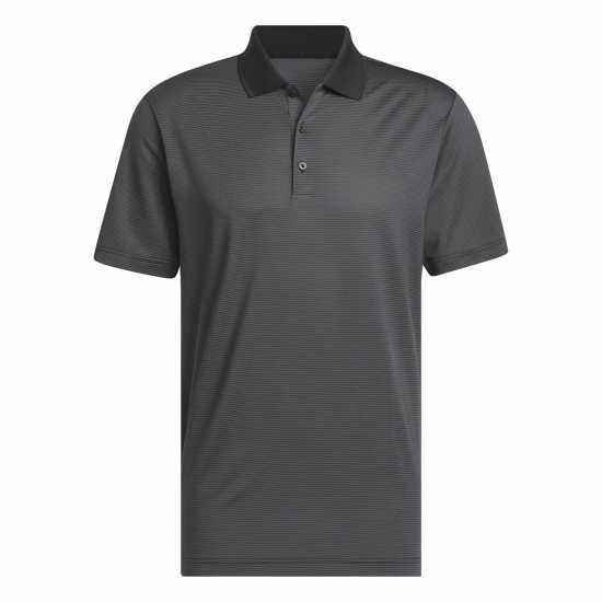 Adidas Мъжка Блуза С Яка Ottoman Polo Shirt Mens Черно/Сиво Шест Шапки за голф и козирки