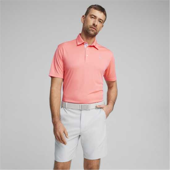 Puma Solid Polo Пънч от диня Голф облекло