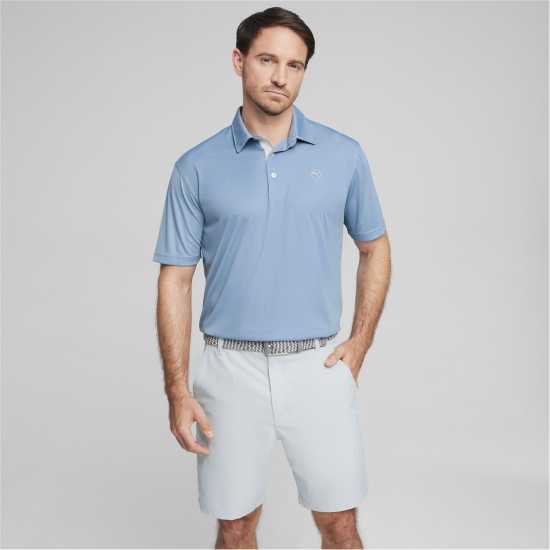 Puma Solid Polo Зен Син Голф облекло