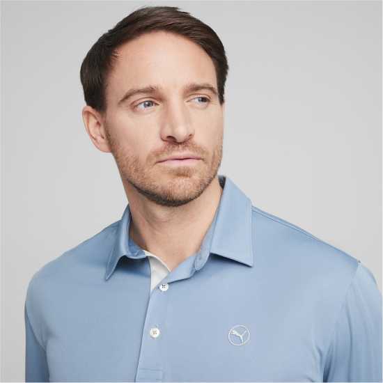 Puma Solid Polo Зен Син Голф облекло