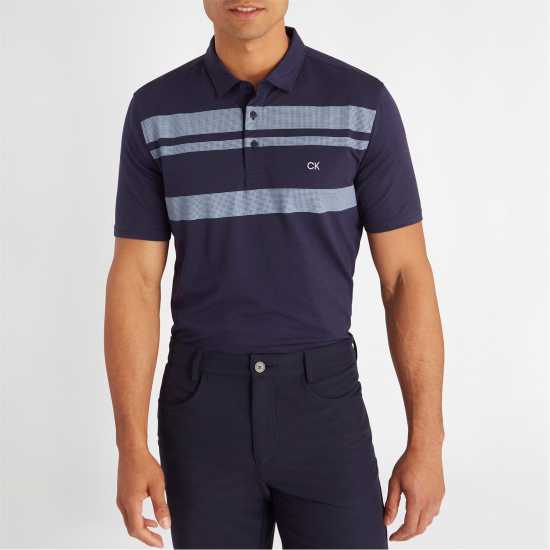 Calvin Klein Golf G Fort Jcksn Polo Sn43 Вечерно синьо Мъжки тениски с яка