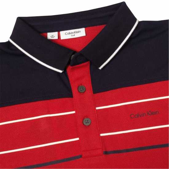 Calvin Klein Golf G Eagle Polo Sn43 Червено Мъжки тениски с яка