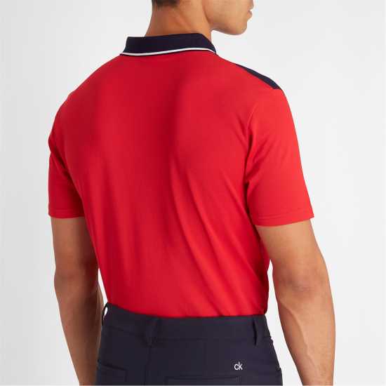 Calvin Klein Golf G Eagle Polo Sn43 Червено Мъжки тениски с яка