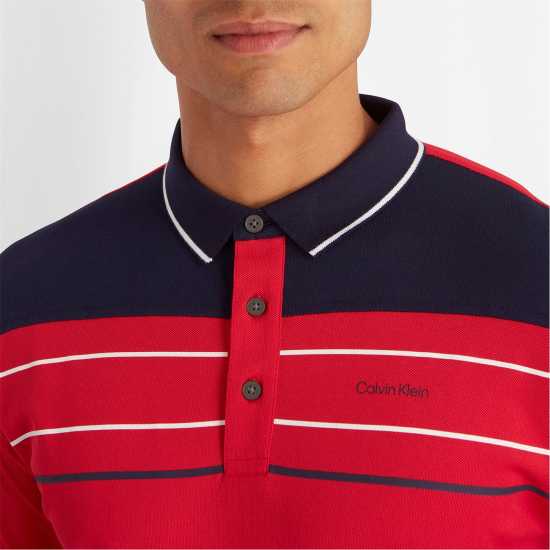 Calvin Klein Golf G Eagle Polo Sn43 Червено Мъжки тениски с яка