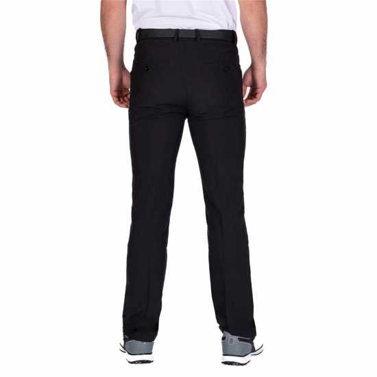 Мъжки Панталон Island Green Golf Stretch Tapered Trousers Mens Черно Голф пълна разпродажба