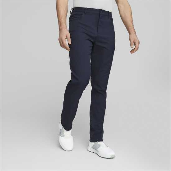 Puma Мъжки Панталон 5 Pocket Pant Mens Морско синьо/Черно Голф облекло