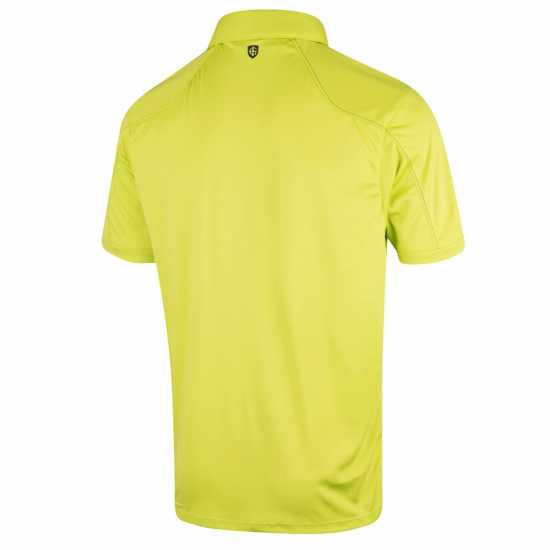 Мъжка Блуза С Яка Island Green Golf Top Stitch Polo Shirt Mens Лайм Мъжки тениски с яка