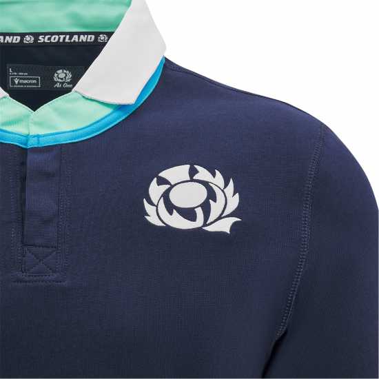 Macron Риза С Дълъг Ръкав Scotland Rugby Home Long Sleeve Shirt 2024 Adults  