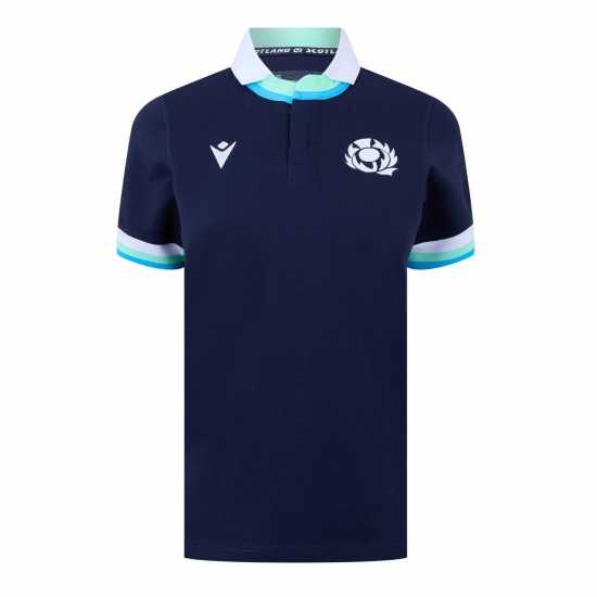 Macron Scotland Rugby Home Cotton Shirt 2024 Womens  