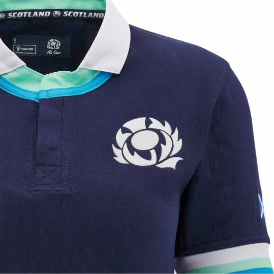 Macron Scotland Rugby Home Cotton Shirt 2024 Womens  