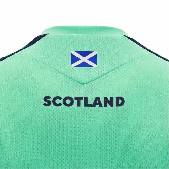 Macron Scotland Rugby Union Training T-Shirt 2024  