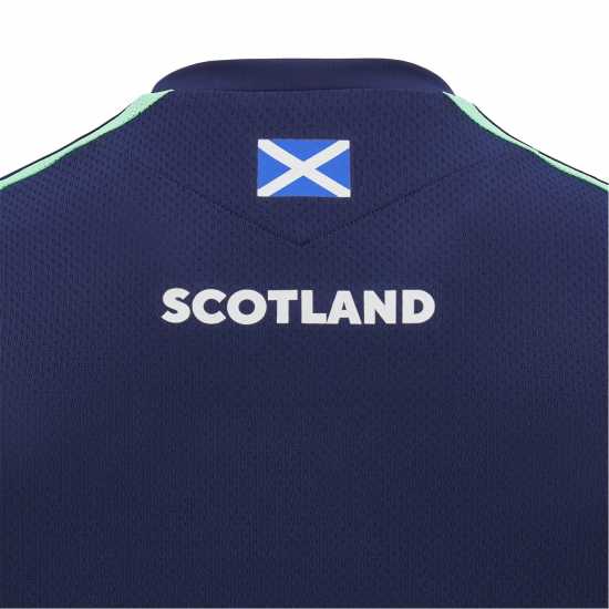 Macron Scotland Rugby Union Poly T-Shirt 2024 Adults  